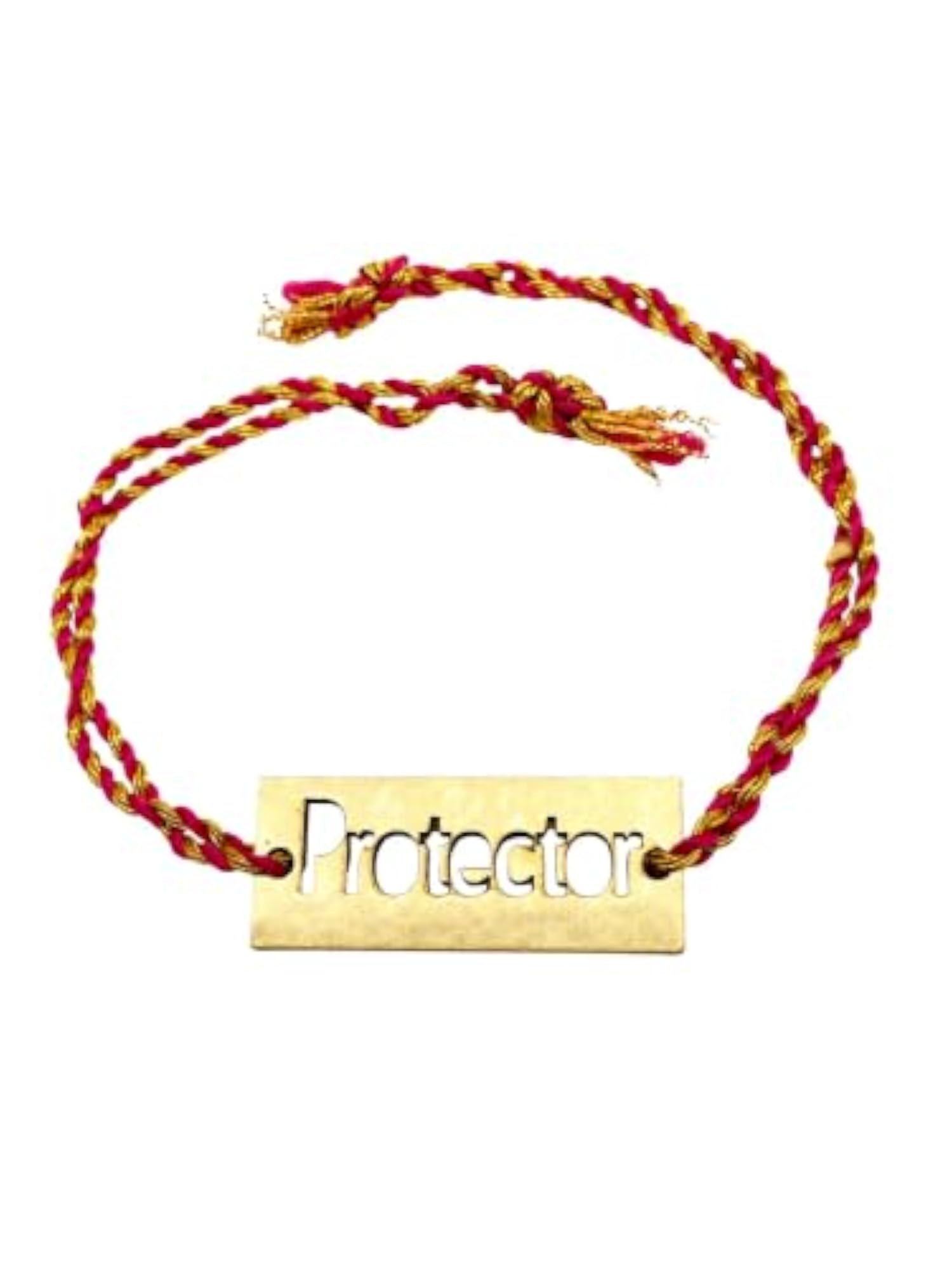 Protector Rakhi for Brother with Wooden Protector Charm